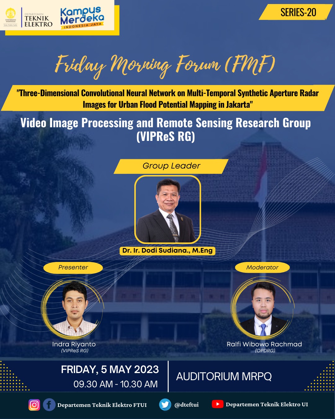 [FMF SERIES-20] Three-Dimensional Convolutional Neural Network on Multi-Temporal Synthetic Aperture Radar Images for Urban Flood Potential Mapping in Jakarta